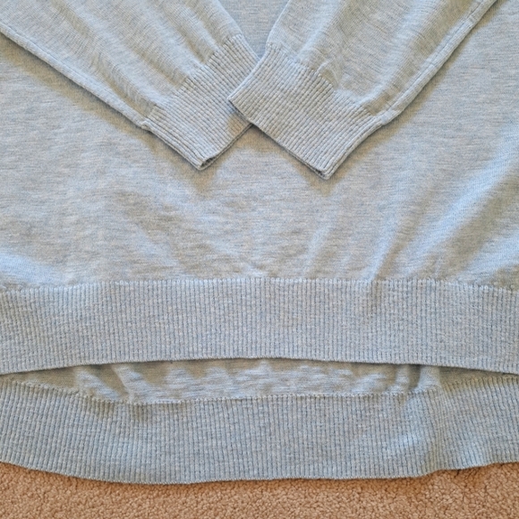 NWT Denver Hayes Sweater Women's XXL Blue Long Sleeved Knit Lightweight - Picture 7 of 9